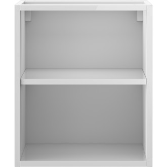 Mexen Box-A otvorená skrinka s policou 40 cm, biely lesk - 91AX2-0400-470-0-00