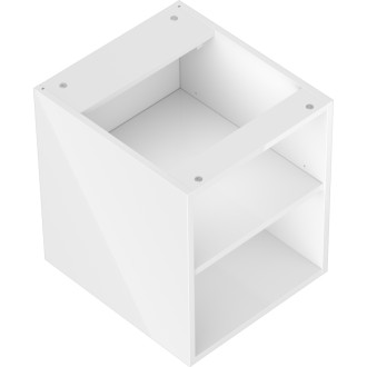 Mexen Box-A otvorená skrinka s policou 40 cm, biely lesk - 91AX2-0400-470-0-00