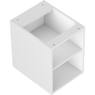 Mexen Box-A otvorená skrinka s policou 35 cm, matná biela - 91AX2-0350-470-0-01