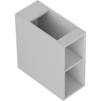 Mexen Box-A otvorená skrinka s policou 20 cm, matne šedá - 91AX2-0200-470-0-62