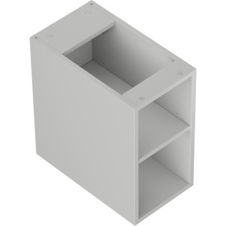 Mexen Box-A otvorená skrinka s policou 25 cm, matne šedá - 91AX2-0250-470-0-62