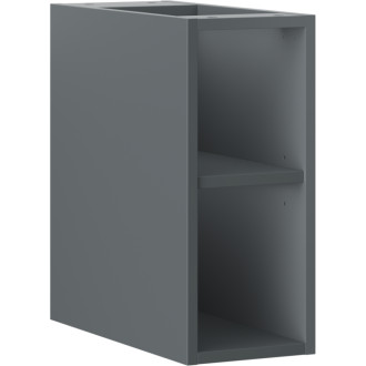 Otvorená skrinka Mexen Box-A s policou 20 cm, grafit matný - 91AX2-0200-470-0-66
