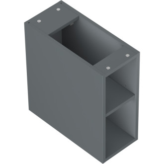 Otvorená skrinka Mexen Box-A s policou 20 cm, grafit matný - 91AX2-0200-470-0-66