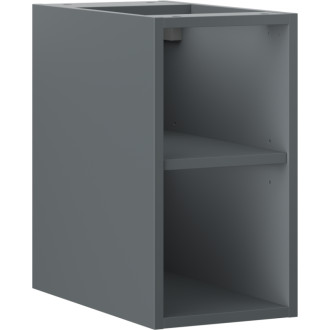 Mexen Box-A otvorená skrinka s policou 25 cm, grafit matný - 91AX2-0250-470-0-66