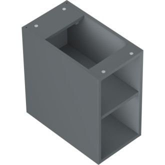 Mexen Box-A otvorená skrinka s policou 25 cm, grafit matný - 91AX2-0250-470-0-66