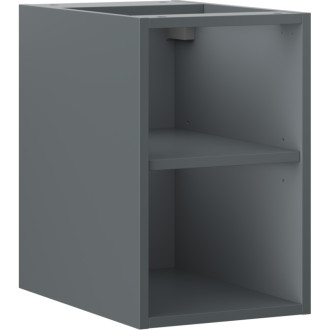 Mexen Box-A otvorená skrinka s policou 30 cm, grafit matný - 91AX2-0300-470-0-66