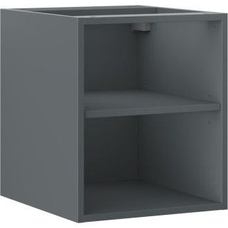 Mexen Box-A otvorená skrinka s policou 40 cm, grafit matný - 91AX2-0400-470-0-66