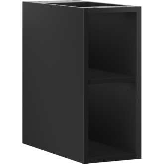 Mexen Box-A otvorená skrinka s policou 20 cm, matná čierna - 91AX2-0200-470-0-71