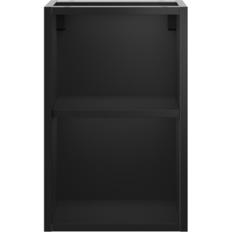 Mexen Box-A otvorená skrinka s policou 30 cm, matná čierna - 91AX2-0300-470-0-71