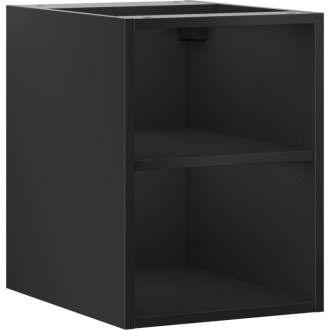 Mexen Box-A otvorená skrinka s policou 35 cm, matná čierna - 91AX2-0350-470-0-71
