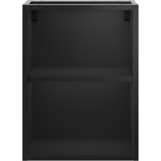 Mexen Box-A otvorená skrinka s policou 35 cm, matná čierna - 91AX2-0350-470-0-71