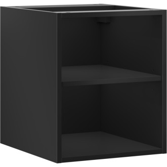 Mexen Box-A otvorená skrinka s policou 40 cm, matná čierna - 91AX2-0400-470-0-71