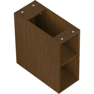 Otvorená skrinka Mexen Box-A s policou 20 cm, orech - 91AX2-0200-470-0-86