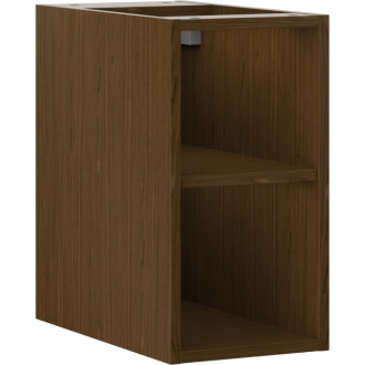 Otvorená skrinka Mexen Box-A s policou 25 cm, orech - 91AX2-0250-470-0-86