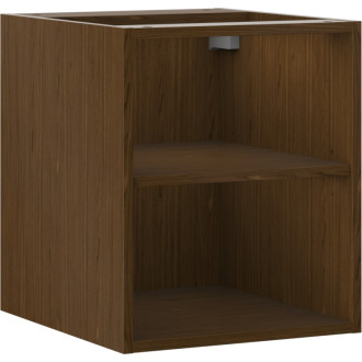 Mexen Box-A otvorená skrinka s policou 40 cm, orech - 91AX2-0400-470-0-86