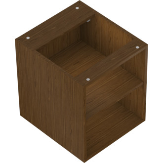 Mexen Box-A otvorená skrinka s policou 40 cm, orech - 91AX2-0400-470-0-86