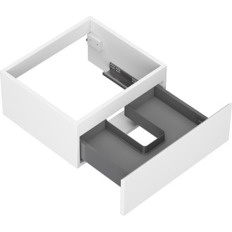 Kúpeľňová skrinka Mexen Orio s umývadlom 50 cm, 1 zásuvka, matná biela - 91A10-05023-1-BF01