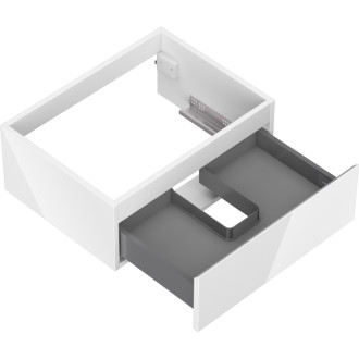 Mexen Orio kúpeľňová skrinka pod umývadlo 60 cm, 1 zásuvka, lesklá biela - 91A10-06023-1-BF00