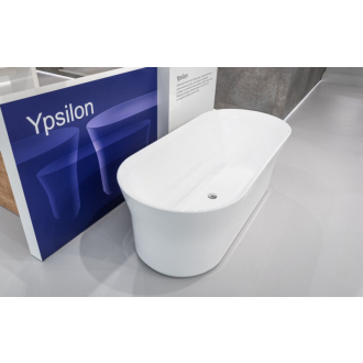 Ravak Vaňa YPSILON 1800x800 snowwhite/black overflow voľne stojaci XC00100034