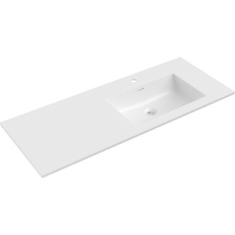 Mexen Otis zapustené umývadlo pravé 121 x 46,5 cm, lesklá biela - 25181200P