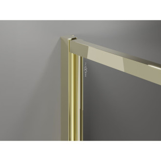 Sprchové dvere Mexen Exo s otočnými ramenami 60 cm, priehľadné, zlaté - 817-060-000-50-00