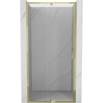 Sprchové dvere Mexen Exo s otočnými ramenami 95 cm, priehľadné, zlaté - 819-095-000-50-00