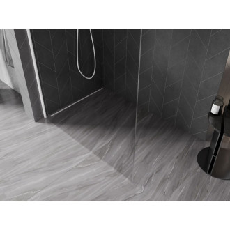 Mexen Kioto-X Sprchová zástena 80 x 200 cm, 10 mm priehľadná, biela - 800-080-101-20-00-X