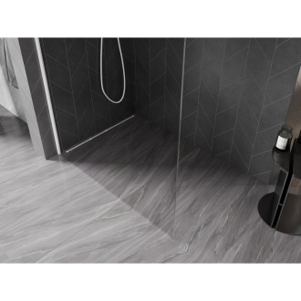 Mexen Kioto-X Sprchová zástena 140 x 200 cm, 10 mm priehľadná, biela - 800-140-101-20-00-X