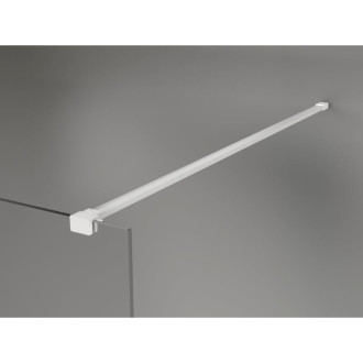 Mexen Kioto-X Sprchová zástena 140 x 200 cm, 10 mm priehľadná, biela - 800-140-101-20-00-X