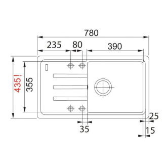 Set Franke G122O (drez BSG 611-78/39 + FC 9547) onyx 114.0441.181