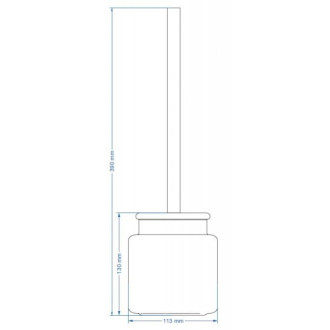 OPTIMA TALIA WC kartáč TAL37