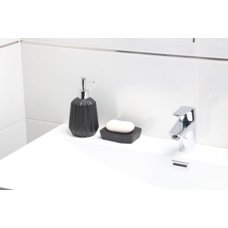 OPTIMA SOLANA dávkovač mýdla černý SOL99CE