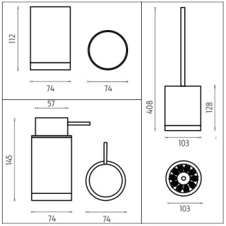 NIMCO LIO LI 25000SET-05 sada doplňků BÍLÁ