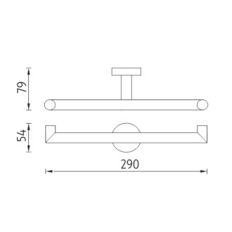 NIMCO UNIX UN 13055MD-26 držák na toaletní papír dvojitý
