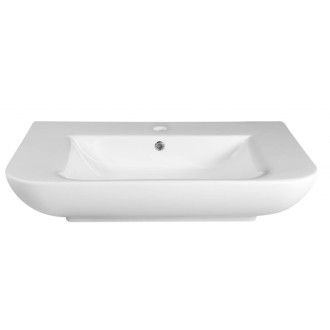 DORI keramické umyvadlo s odkládací plochou 70x48 cm, bílá