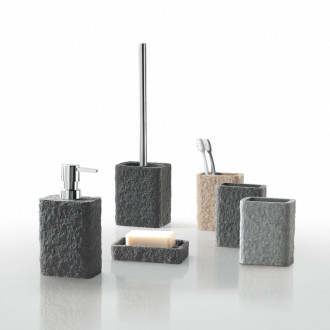 ARIES WC AR3385 kartáč, antracit AR3385 /polyresin/