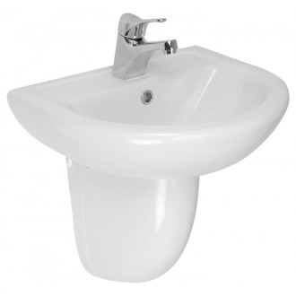 Nástěnné umyvadlo COMPACT 55 - Včetně, Bez sloupu