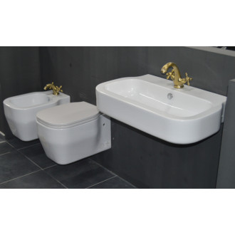 Závěsný bidet GLAZE 52 × 36 cm - Bez upevňovací sady