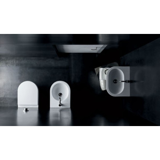 Závěsný bidet NUVOLA - Bez upevňovací sady, 460 x 350 x 245 mm