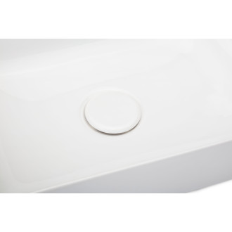 CERANO - Umývadlo keramické Alamea - na dosku - biela lesklá - 50x36 cm