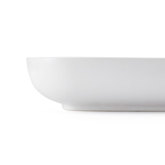 CERANO - Umývadlo keramické Aloha - na dosku - biela lesklá - 60x40 cm