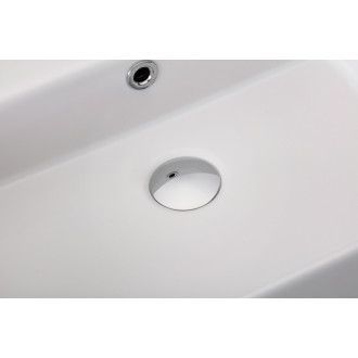 CERANO - Umývadlo keramické Toluca - na dosku - biela lesklá - 50x42 cm