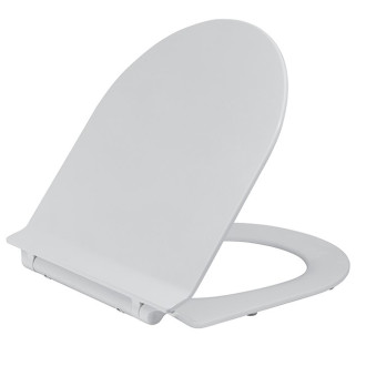 CERANO - Závesná WC misa Puerto, Rimless + sedátko Sedile, softclose - biela lesklá - 35x50 cm