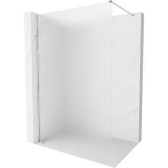 Mexen Kioto-X Sprchová zástena 110 x 200 cm, matná 10 mm, chróm - 800-110-101-01-30-X