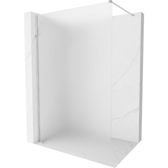 Mexen Kioto-X Sprchová zástena 160 x 200 cm, matná 10 mm, chróm - 800-160-101-01-30-X