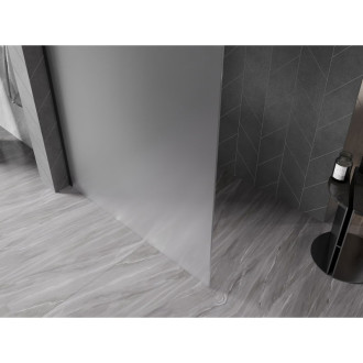 Mexen Kioto-X Sprchová zástena 50 x 200 cm, hrúbka hmly 10 mm, čierna - 800-050-101-70-30-X