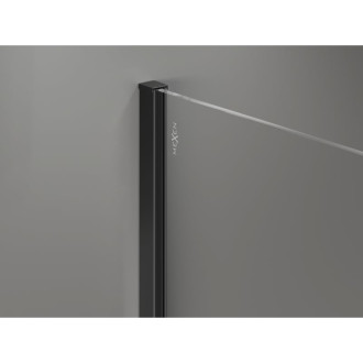 Mexen Kioto-X Sprchová zástena 70 x 200 cm, hrúbka hmly 10 mm, čierna - 800-070-101-70-30-X