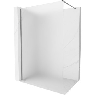 Mexen Kioto-X Sprchová zástena 100 x 200 cm, hmla 10 mm, strieborná - 800-100-101-95-30-X