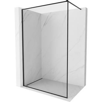Mexen Kioto-XF Sprchová zástena s rámom 150 x 202 cm, 10 mm priehľadná, čierna - 800-150-104-70-00-X