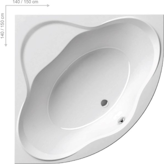Ravak Vaňa NEW DAY 150x150 snowwhite C661000000